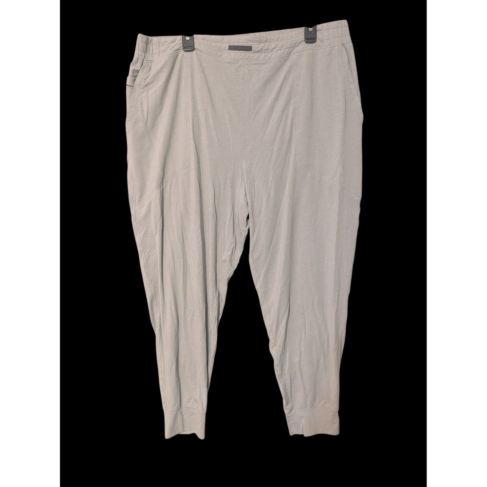 Lahgo Restore Jogger Pants Mens XXLarge Light Grey Pima Cotton Loungewear